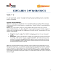 education day workbook