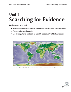 Unit 1 Searching for Evidence