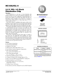 MC100LVEL14 - 3.3 V ECL 1:5 Clock Distribution Chip