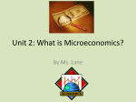 Unit 2: Microeconomics - Phoenix Union High School District