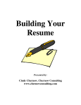 Building Your Resume - Cal State LA Alumni Association