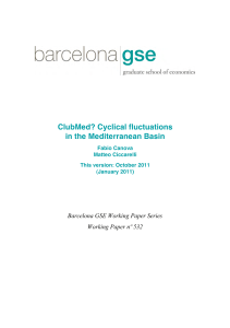 ClubMed? Cyclical fluctuations in the Mediterranean Basin