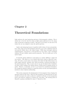 Theoretical Foundations