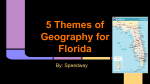 5 Themes of Geography for Florida