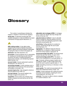 Complete Glossary