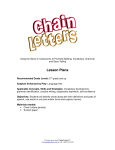 Chain Letters lesson plan