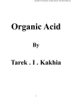 Organic Acid