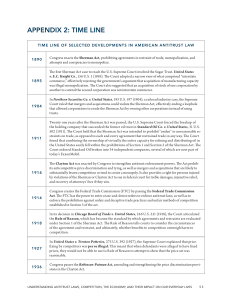 timE LinE - American Bar Association