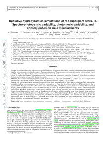 Radiative hydrodynamics simulations of red supergiant stars. III