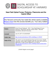 Near-Field Optical Forces: Photonics