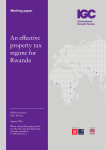 An effective property tax regime for Rwanda