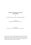 Explicit and Implicit Taxation in Uzbekistan