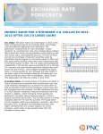 EXCHANGE RATE FORECASTS