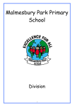 Division Booklet - Malmesbury Park Primary School