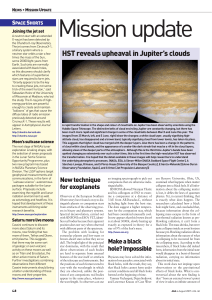 HST reveals upheaval in Jupiter`s clouds
