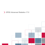 SPSS Advanced Statistics 17.0