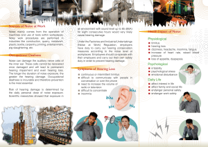 Wu Wu Sources of Noise at Work Occupational Deafness Health