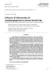 Influence of Inflammation to Lymphangiogenesis in Human Dental