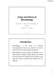S01 Scope And History Of Microbiology
