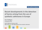 Recent developments on the detection of harms arising from the use
