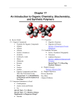 Study Guide Chapter 17: An Introduction to Organic Chemistry