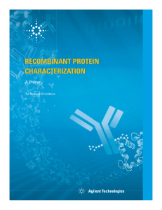 recombinant protein characterization