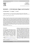 Serotonin – A link between disgust and immunity?