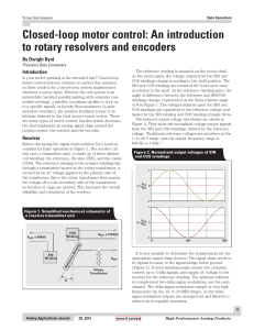 Closed-loop motor control: An introduction to