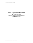 Gene Expression Networks