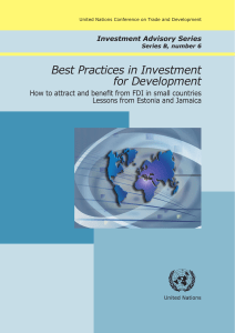 Best Practices in Investment for Development: How to Attract and
