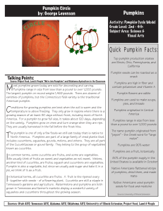 Pumpkin Activity Sheet - Tennessee Farm Bureau