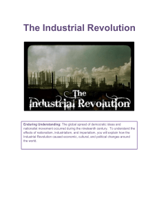 The Industrial Revolution