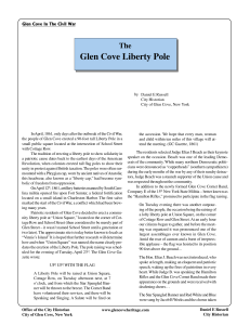 Glen Cove`s Liberty Pole