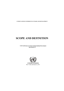 Scope and Definition
