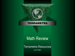 basic math - TERRAMETRA Resources