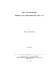 PRELUDE TO PEACE: RUSSIAN ENVOYS TO BEIJING, 1619-1674