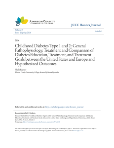 Childhood Diabetes Type 1 and 2: General