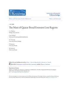 The Mass of Quasar Broad Emission Line Regions