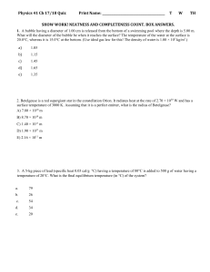 Physics 41 Exam 3 Practice HW