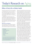 Effects of Early Life on Elderly Health