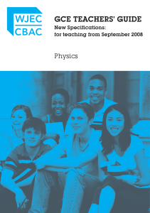 GCE Physics Teachers` Guide pdf