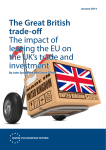 The Great British trade-off The impact of leaving the EU on the UK`s