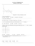 CALCULUS 1 WORKSHEET #104 REVIEW CALCULATOR The