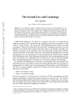 The Second Law and Cosmology