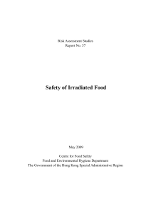 Safety of Irradiated Food