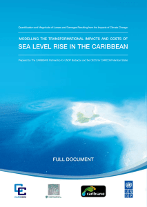 sea level rise in the caribbean - M