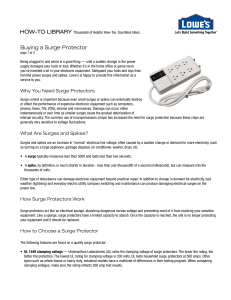 Buying a Surge Protector