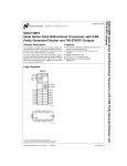 54ACTQ657 Quiet Series Octal Bidirectional Transceiver with