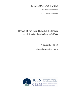 Report of the Joint OSPAR/ICES Ocean Acidification Study Group