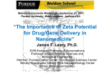 “The Importance of Zeta Potential for Drug/Gene Delivery in